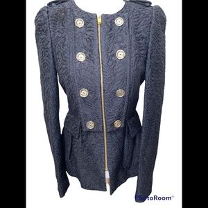 Zara Military Style Jacket with Gold Buttons Great Condition Size XS